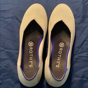 Rothy’s Flax Birdseye Flats Women’s Size 8.5